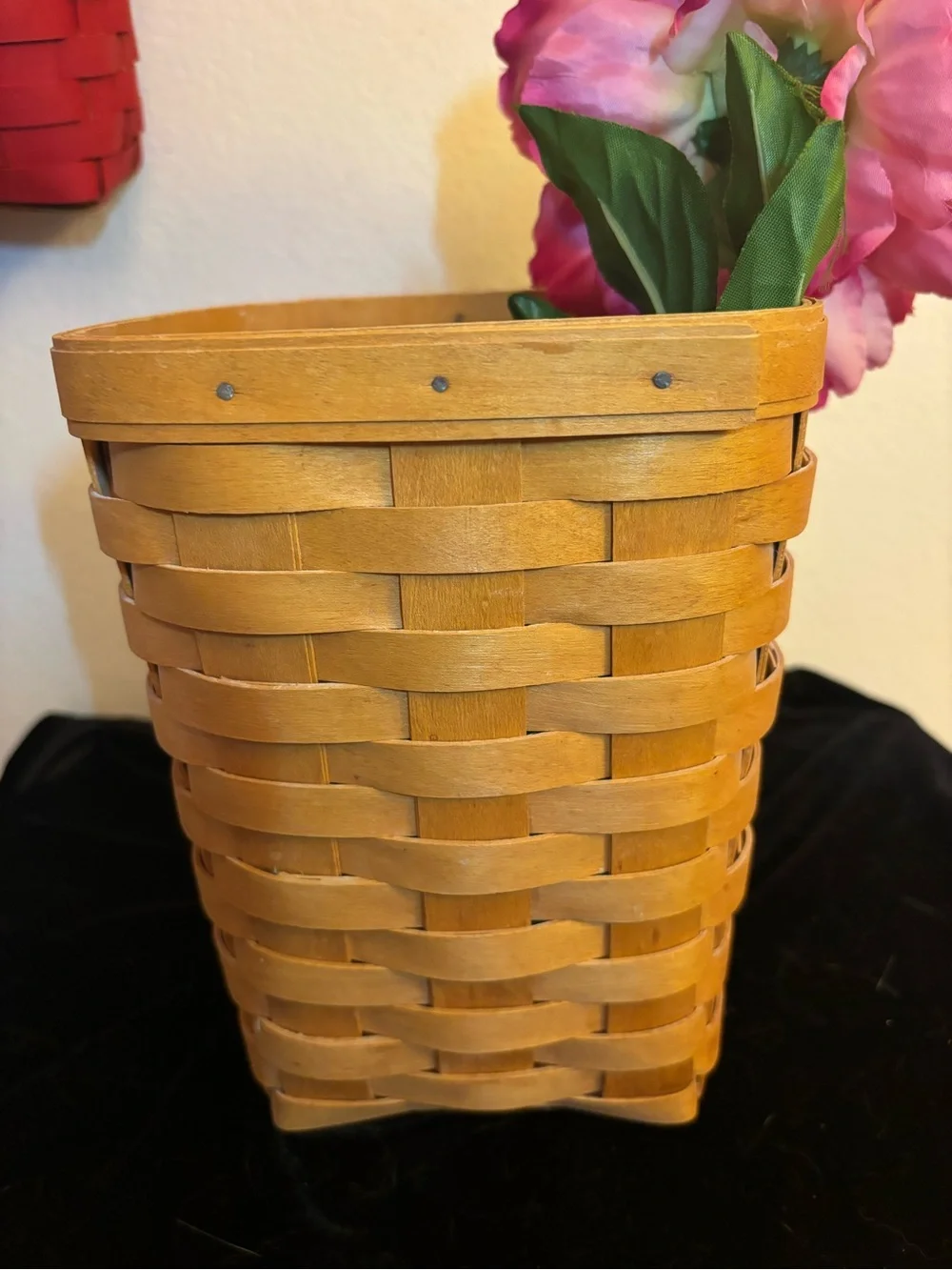Longaberger Vintage 1998 Classic Tall Spoon Basket, 6.5”W, 8.5”H